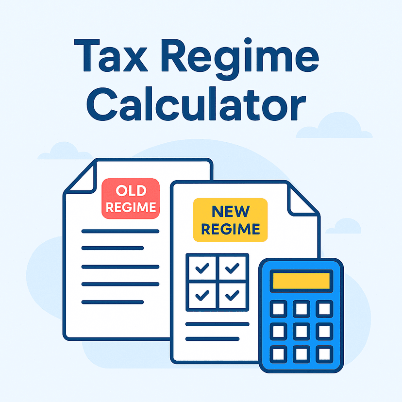 A comparison chart showing the old and new tax regimes side-by-side to help with financial decisions.
